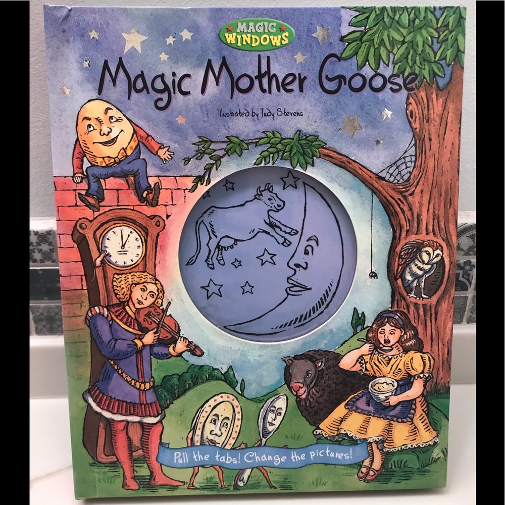 Magic Windows Magic Mother Goose pull tab book hardcover like new